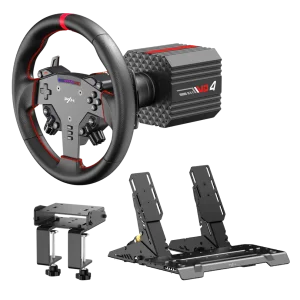 PXN VD4 Simulator Žaidimų Vairo Komplektas (Vairas + Bazė + Pedalai) | PC
