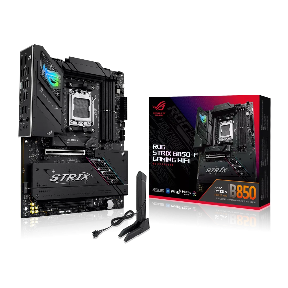 ASUS ROG STRIX B850-F GAMING WIFI Pagrindinė Plokštė | ATX, AM5, DDR5