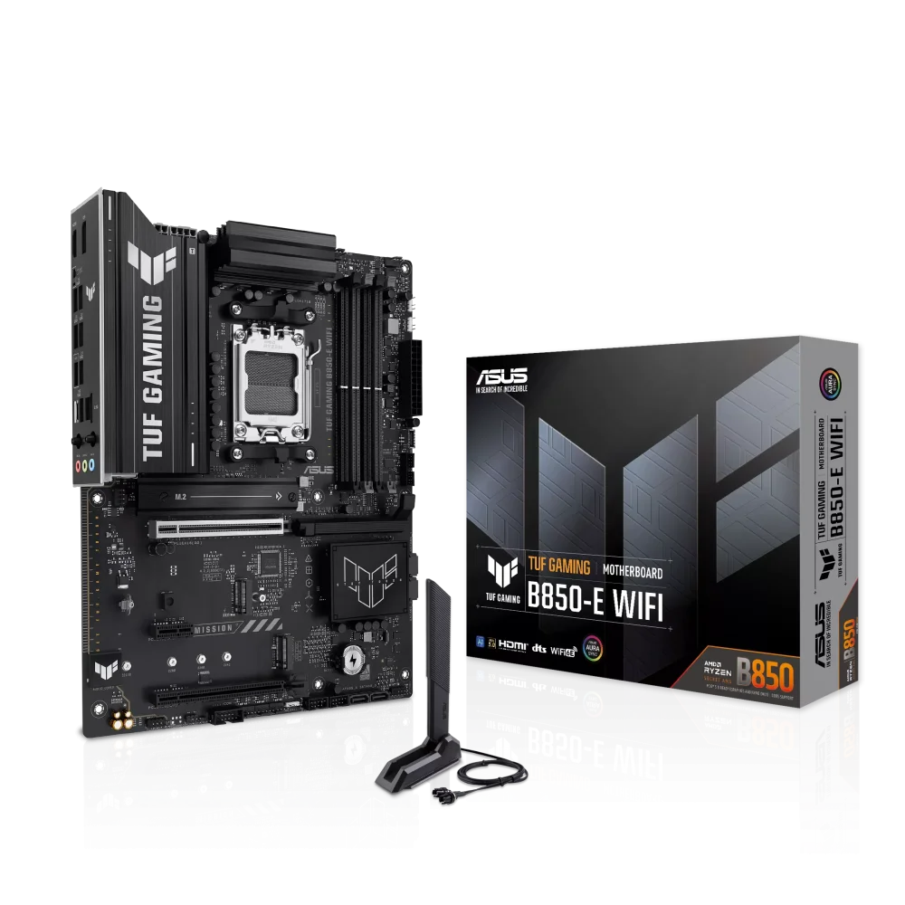 ASUS TUF GAMING B850-E WIFI Pagrindinė Plokštė | ATX, AM5, DDR5