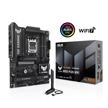 ASUS TUF GAMING B850-PLUS WIFI Pagrindinė Plokštė | ATX, AM5, DDR5