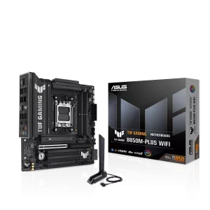 ASUS TUF GAMING B850M-PLUS WIFI Pagrindinė Plokštė | mATX, AM5, DDR5