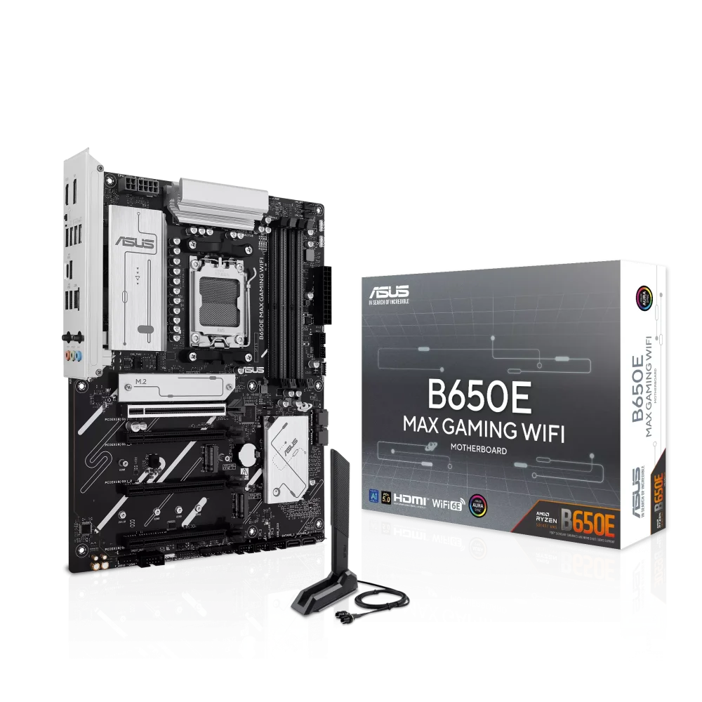 ASUS B650E MAX GAMING WIFI Pagrindinė Plokštė | ATX, AM5, DDR5