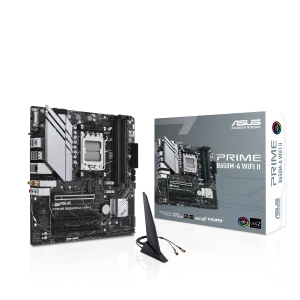 ASUS PRIME B650M-A WIFI II Pagrindinė Plokštė | ATX, AM5, DDR5