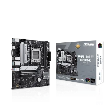 ASUS PRIME B650M-K Pagrindinė Plokštė | mATX, AM5, DDR5