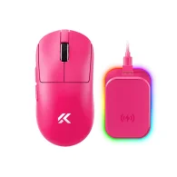 MCHOSE A7 V2 Pro+ Wireless Belaidė Žaidimų Pelė | Rose Red