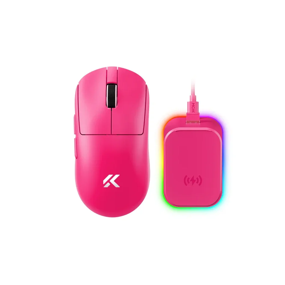 MCHOSE A7 V2 Pro+ Wireless Belaidė Žaidimų Pelė | Rose Red