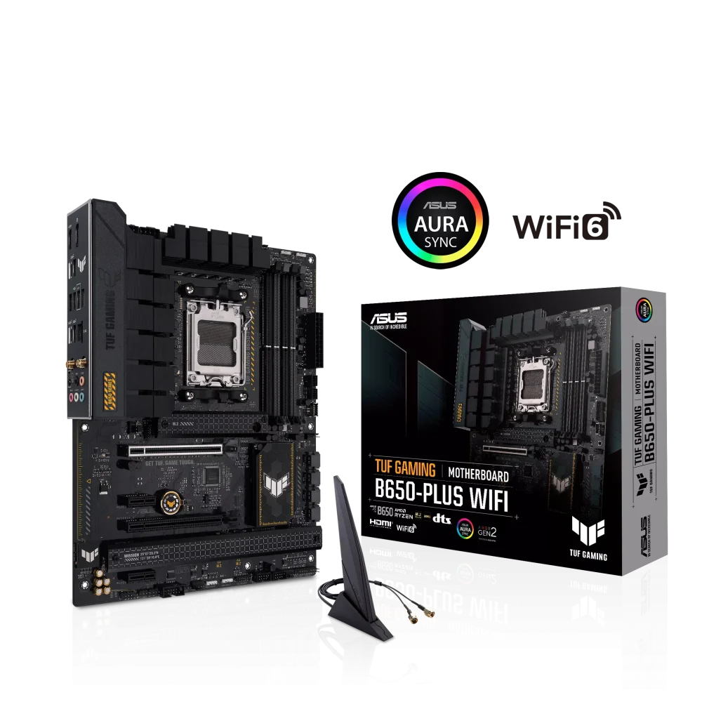 ASUS TUF GAMING B650-PLUS WIFI Pagrindinė Plokštė | ATX, AM5, DDR5