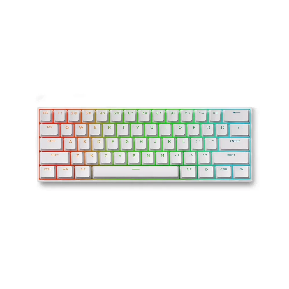 MCHOSE Ace 60 Pro Žaidimų Klaviatūra | White, TTC Uranus