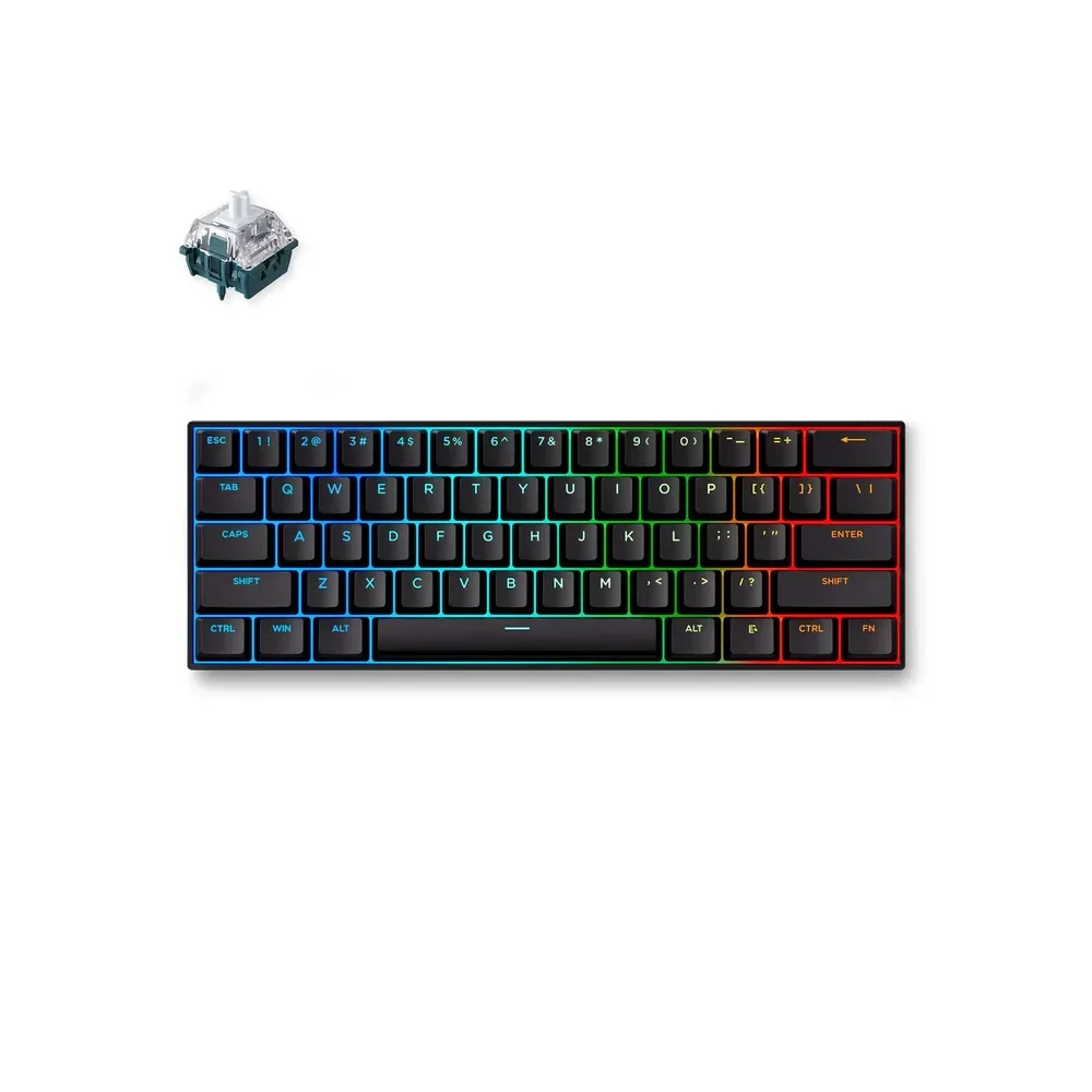MCHOSE Ace 60 Pro Žaidimų Klaviatūra | Black, TTC Uranus