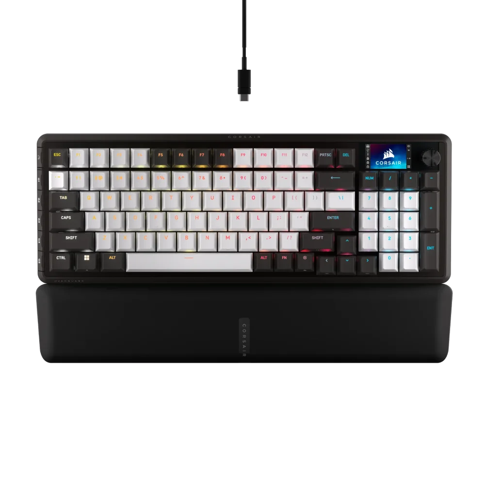 Corsair VANGUARD 96 Žaidimų Klaviatūra | Dual Tone, MLX Plasma