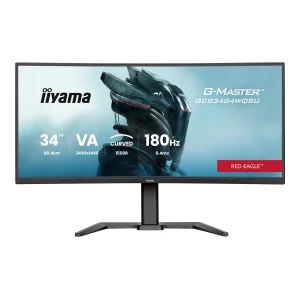 IIYAMA G-MASTER GCB3484WQSU-B1 Monitorius | 34", UWQHD, Curved VA, 180 Hz