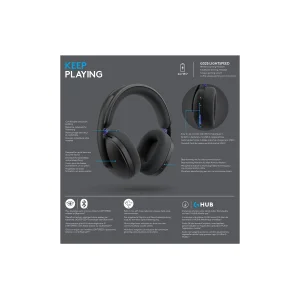 Logitech G325 LIGHTSPEED Wireless Belaidės Žaidimų Ausinės | Black