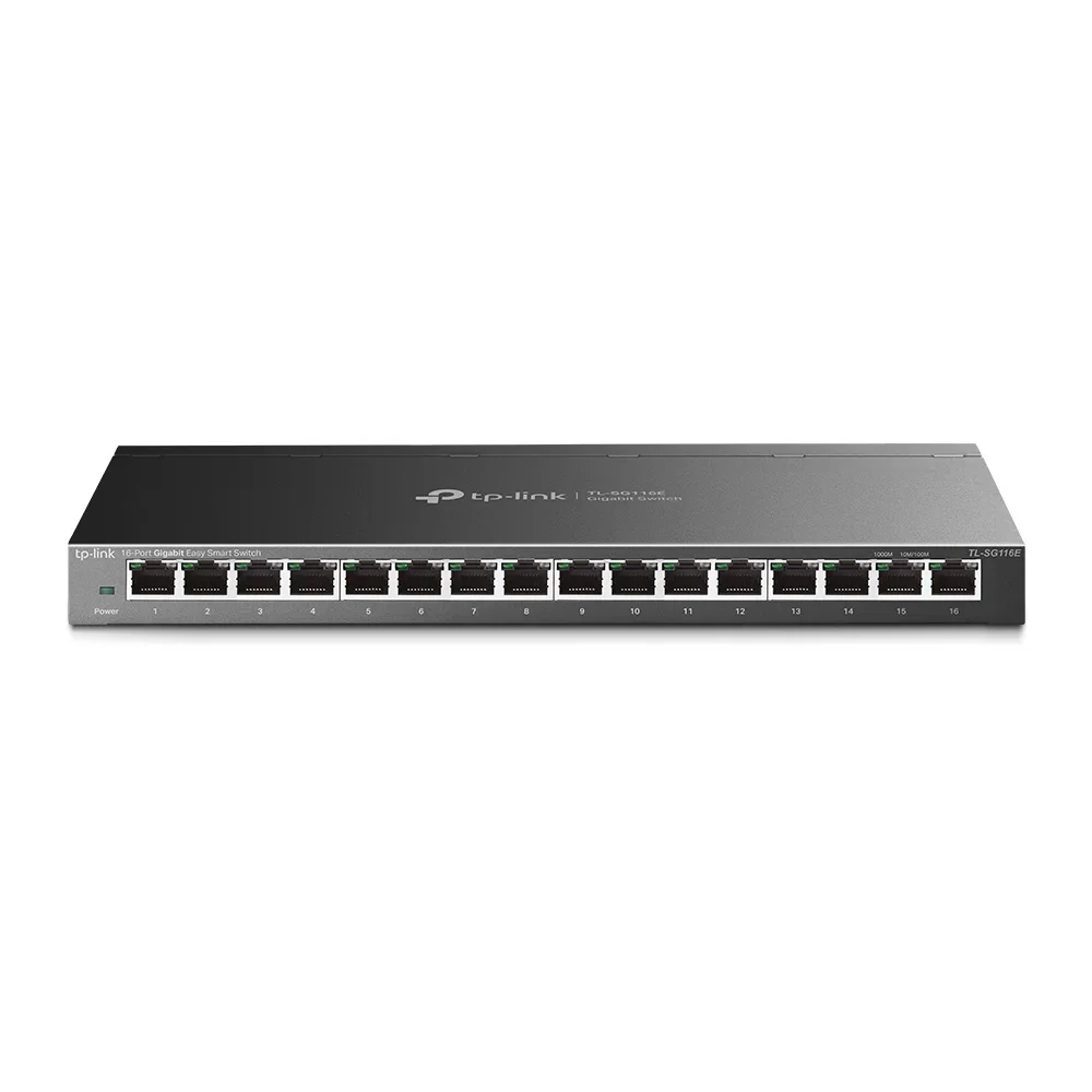 TP-LINK TL-SG116E 16-Port Gigabit Easy Smart Switch Komutatorius