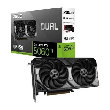 ASUS Dual GeForce RTX 5060 Ti  GPU Vaizdo Plokštė | 16GB, GDDR7