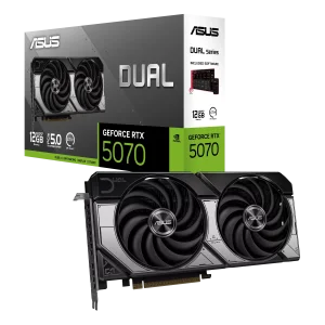 ASUS Dual GeForce RTX 5070 GPU Vaizdo Plokštė | 12GB, GDDR7