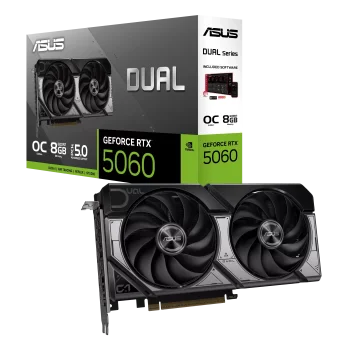 ASUS Dual GeForce RTX 5060 GPU Vaizdo Plokštė | 8GB, GDDR7, OC Edition