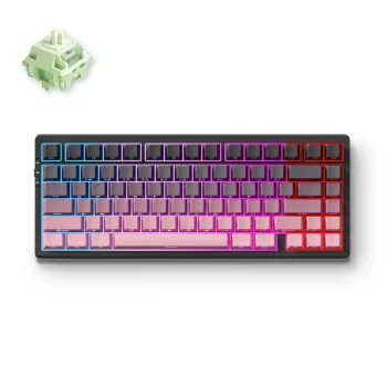 MCHOSE G75 Pro Wireless Belaidė Žaidimų Klaviatūra | Black Pink, Huano Matcha Latte V2