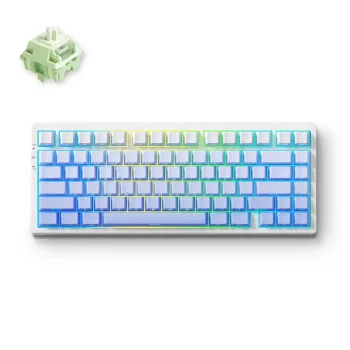 MCHOSE G75 Pro Wireless Belaidė Žaidimų Klaviatūra | Glacier Gradient, Huano Matcha Latte V2