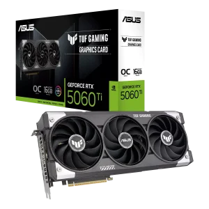 ASUS TUF Gaming GeForce RTX 5060 Ti GPU Vaizdo Plokštė | 16GB, GDDR7, OC Edition