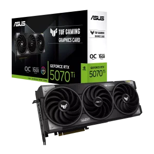 ASUS TUF Gaming GeForce RTX 5070 Ti GPU Vaizdo Plokštė | 16GB, GDDR7, OC Edition
