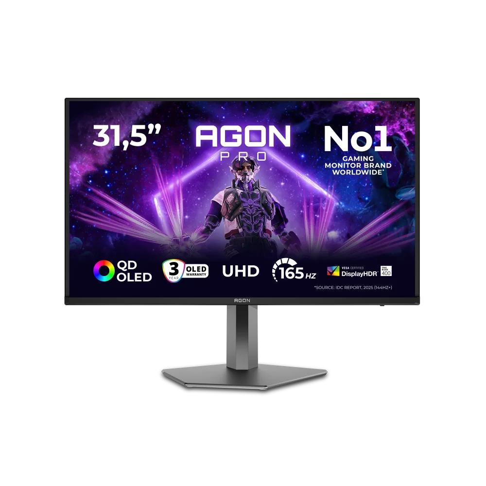 AOC AGON Pro AG326UD Monitorius | 31.5", UHD, OLED, 165 Hz