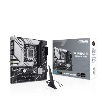 ASUS PRIME B760M-A WIFI Pagrindinė Plokštė | mATX, LGA1700, DDR5