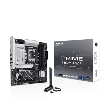 ASUS PRIME B860M-A WIFI Pagrindinė Plokštė | mATX, LGA1851, DDR5
