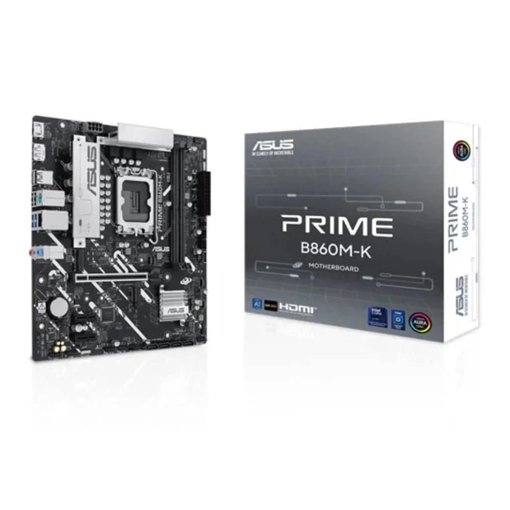 ASUS PRIME B860M-K Pagrindinė Plokštė | mATX, LGA1851, DDR5