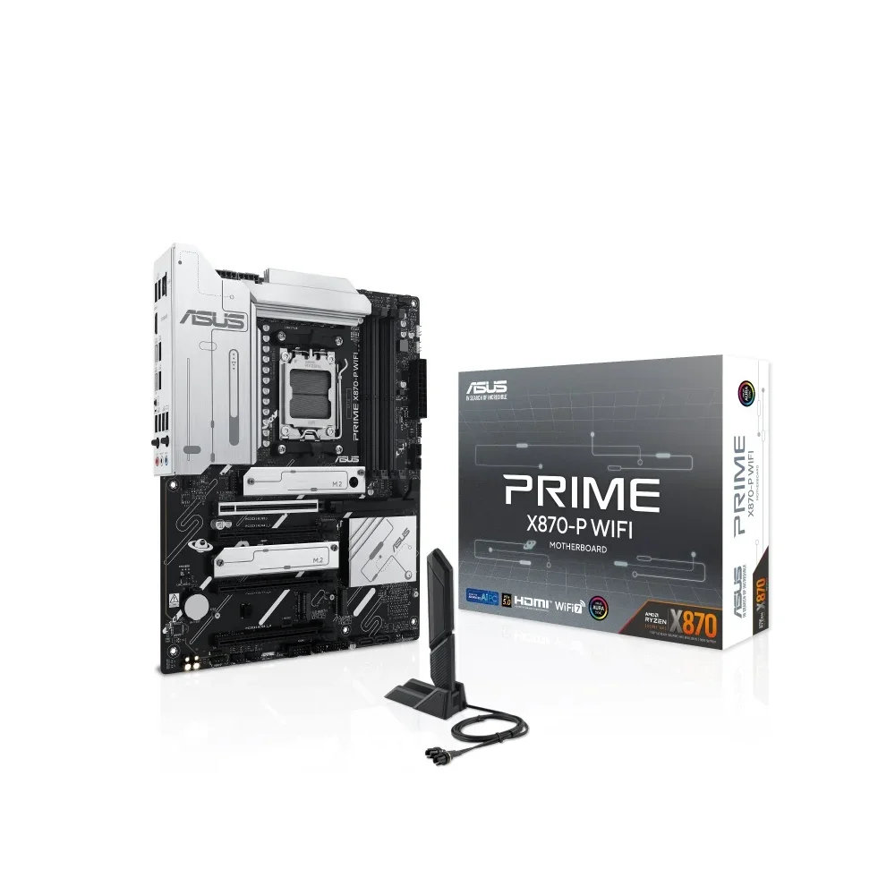 ASUS PRIME X870-P WIFI Pagrindinė Plokštė | ATX, AM5, DDR5