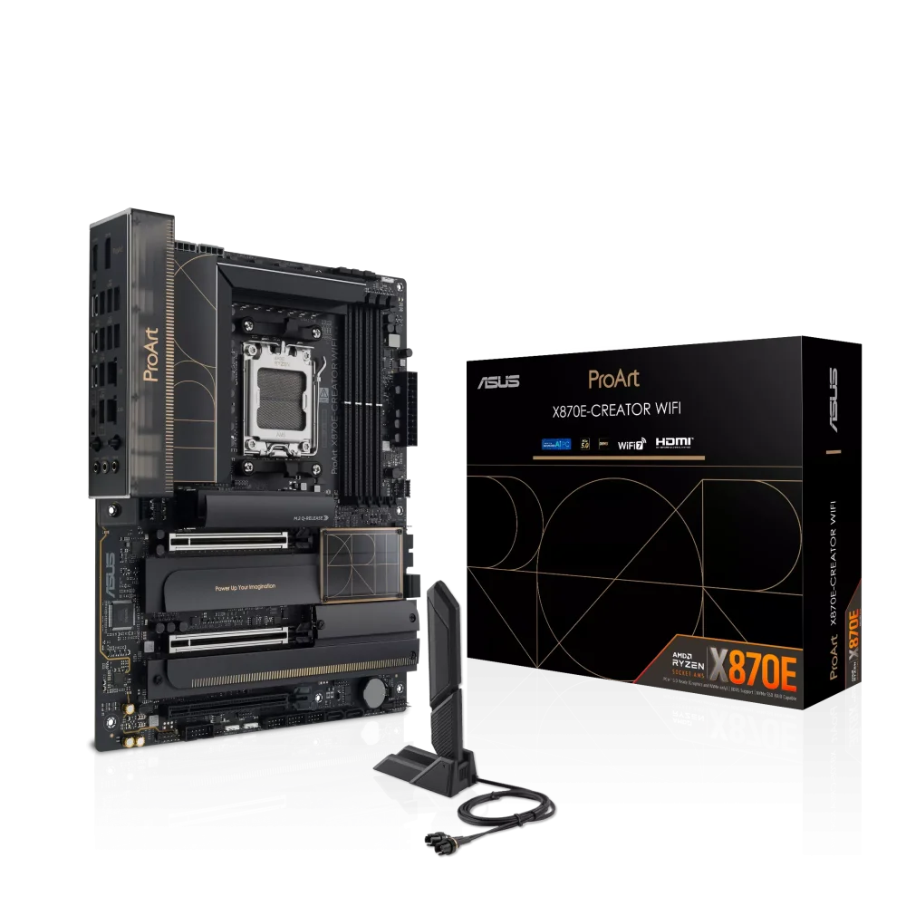 ASUS ProArt X870E-CREATOR WIFI Pagrindinė Plokštė | ATX, AM5, DDR5