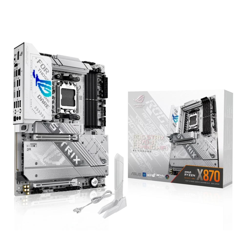 ASUS ROG STRIX X870-A GAMING WIFI Pagrindinė Plokštė | ATX, AM5, DDR5