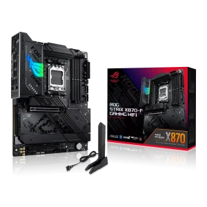 ASUS ROG STRIX X870-F GAMING WIFI Pagrindinė Plokštė | ATX, AM5, DDR5