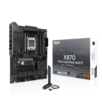 ASUS X870 MAX GAMING WIFI7 Pagrindinė Plokštė | ATX, AM5, DDR5