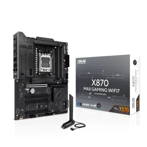 ASUS X870 MAX GAMING WIFI7 Pagrindinė Plokštė | ATX, AM5, DDR5