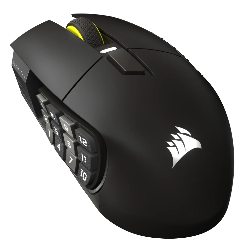 Corsair SCIMITAR ELITE SE MMO Wireless Belaidė Žaidimų Pelė | Gun Metal