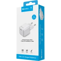 SANDBERG USB-C AC Charger PD20W Įkroviklis | White, 20W
