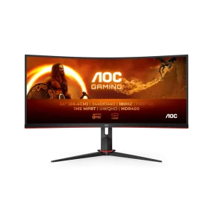 AOC CU34G2XP/BK Monitorius | 34", QHD, VA, 180 Hz