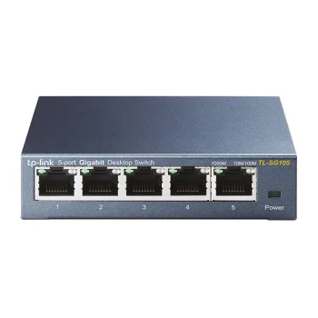 TP-LINK TL-SG105 5-Port 10/100/1000Mbps Desktop Switch Komutatorius