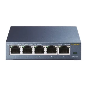 TP-LINK TL-SG105 5-Port 10/100/1000Mbps Desktop Switch Komutatorius