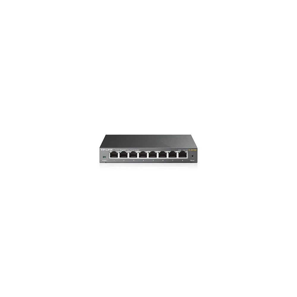 TP-LINK TL-SG108E 8-Port Gigabit Easy Smart Switch Komutatorius