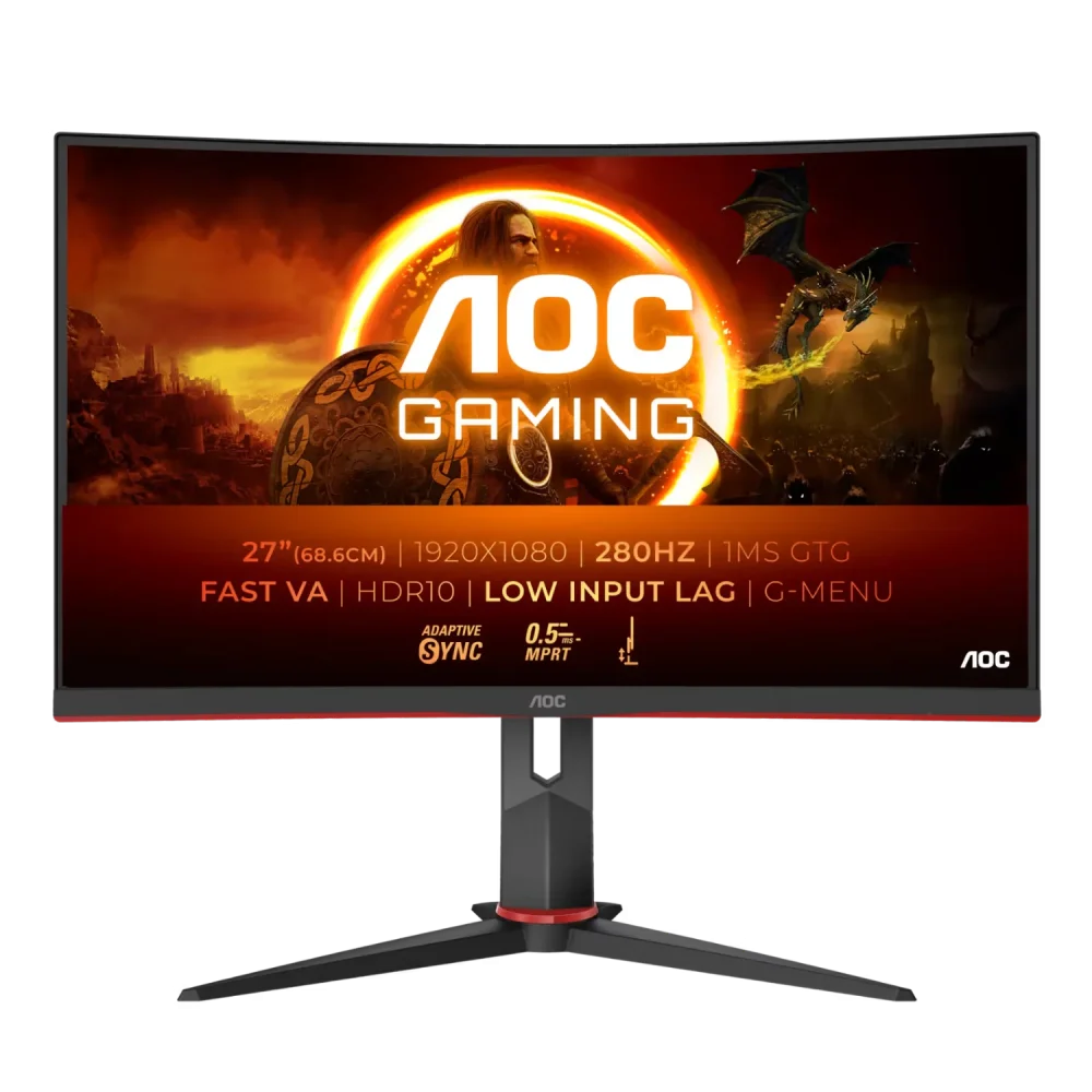 AOC Q27G3XMN/BK Monitorius | 27", QHD, VA, 180 Hz