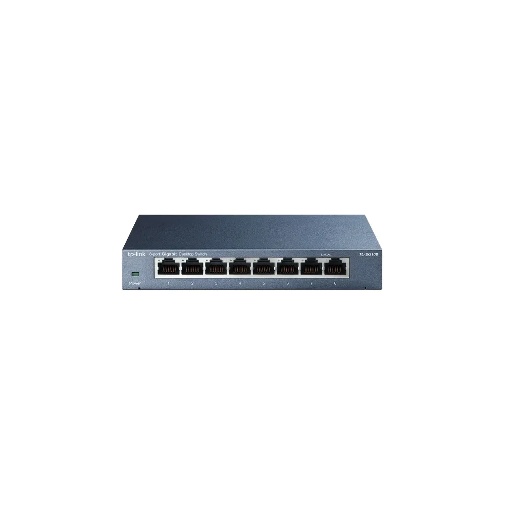 TP-LINK TL-SG108 8-Port 10/100/1000Mbps Desktop Switch Komutatorius