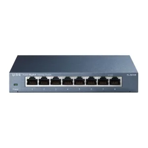 TP-LINK TL-SG108 8-Port 10/100/1000Mbps Desktop Switch Komutatorius