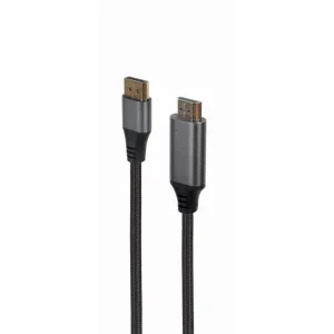 CABLEXPERT DisplayPort to HDMI cable Premium Series Kabelis | Black, 1.8 m
