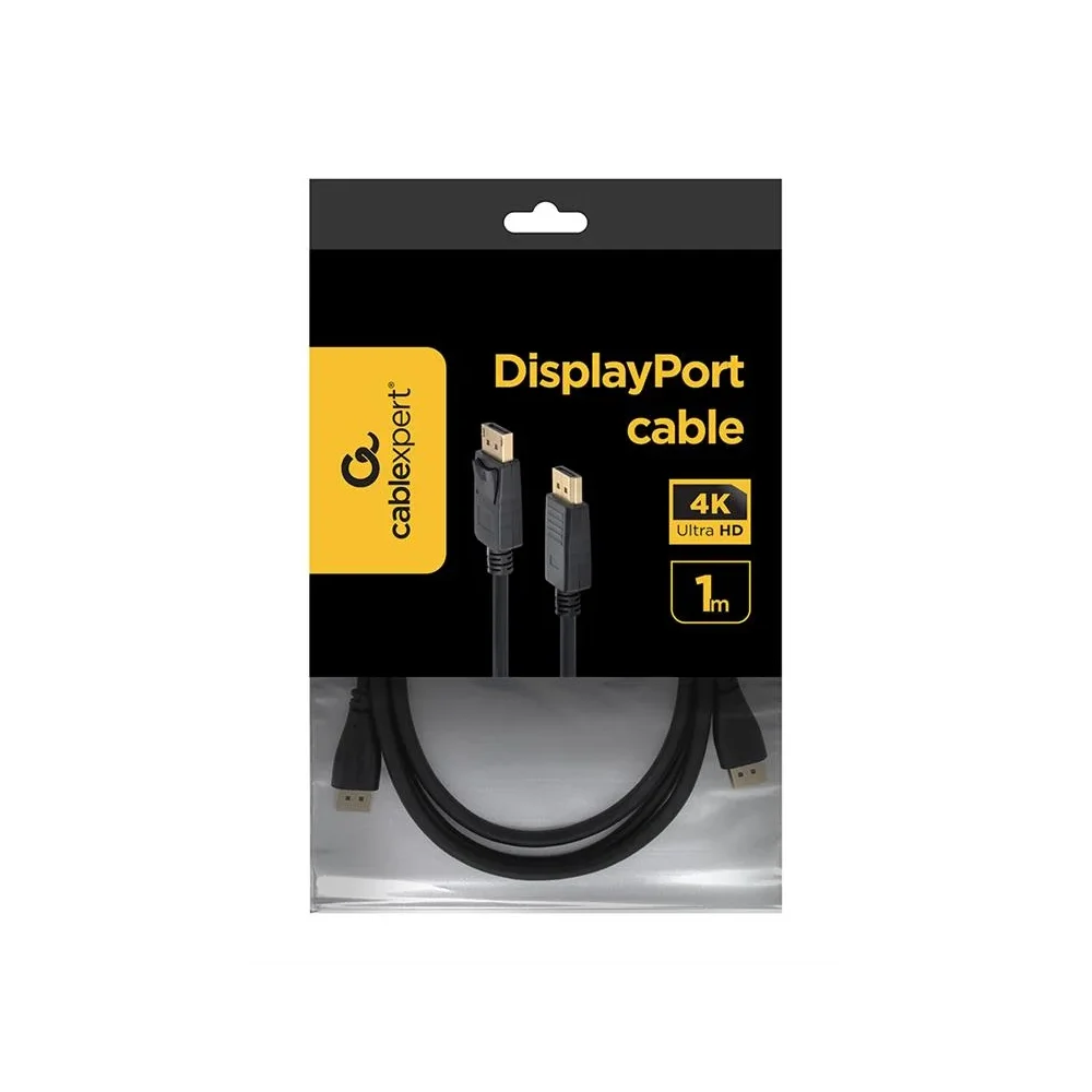 CABLEXPERT DisplayPort cable 4K Kabelis | Black, 1 m