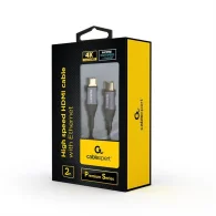 CABLEXPERT High speed HDMI cable with Ethernet Premium series Kabelis | Black, 2 m