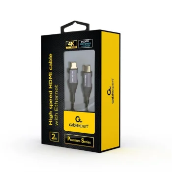 CABLEXPERT High speed HDMI cable with Ethernet Premium series Kabelis | Black, 2 m