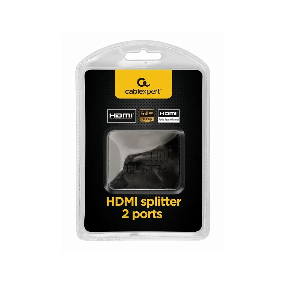 CABLEXPERT HDMI splitter 2 ports Adapteris | Black