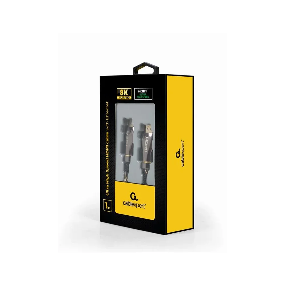 CABLEXPERT Ultra High speed HDMI cable with Ethernet 8K Premium Series Kabelis | Black, 1 m