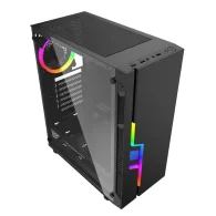 GEMBIRD Fornax 2000 RGB Kompiuterio Korpusas | Black